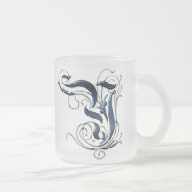 Vintage Y inicial Tazas
