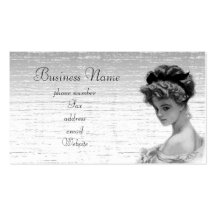 vintagelady tarjetas de negocios