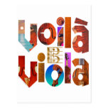 ¡Viola de Voilà! Tarjetas Postales