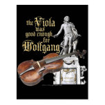 Viola y Mozart Tarjetas Postales