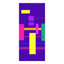 Violeta oscura del universo tarjetas publicitarias a todo color