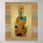 Violín compuesto impresiones