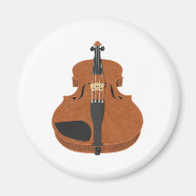 Violín: modelo 3D: Iman Para Frigorífico