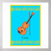 violín posters