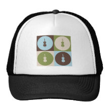 Violoncelo del arte pop gorro de camionero