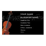 Violoncelo - tarjeta de la industria musical tarjetas de visita