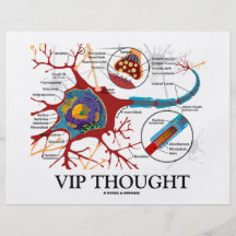 VIP pensado (humor de la neurona/de la sinapsis) Tarjetas Publicitarias