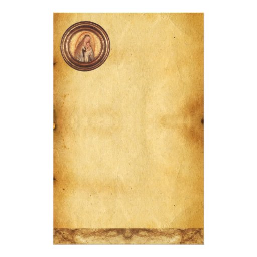 VIRGEN CON el NIÑO, pergamino Papeleria De Diseño de Zazzle.es