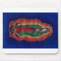 Virgen de Guadalupe Alfombrillas De Ratones
