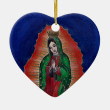Virgen de Guadalupe Ornamento Para Arbol De Navidad