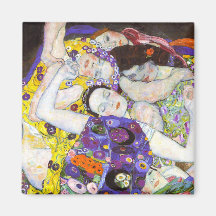 Virgen, Gustavo Klimt Iman De Nevera
