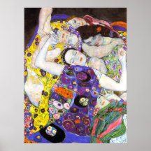 Virgen, Gustavo Klimt Impresiones