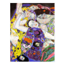 Virgen, Gustavo Klimt Postal