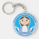 Virgen María bendecido Llaveros Personalizados