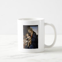 Virgen María y niño de Cristo Taza De Café