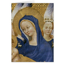Virgen y niño, c.1395-99 felicitaciones