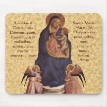 Virgen y niño, cojín de ratón de avenida Maria Alfombrilla De Ratones