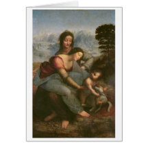 Virgen y niño con St Anne, c.1510 Felicitaciones