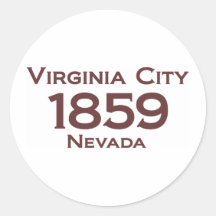 Virginia City Etiqueta