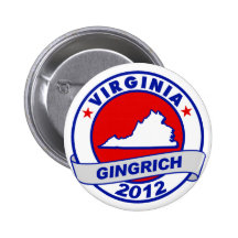 Virginia Newt Gingrich Pin