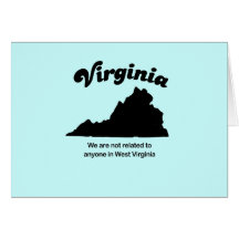Virginia - no somos relacionados tarjeton