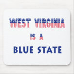 Virginia Occidental es un estado azul Tapete De Raton