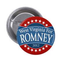 Virginia Occidental para Romney Pin