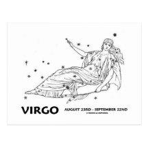 Virgo (23 de agosto - 22 de septiembre) postal
