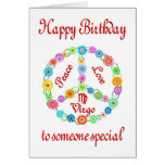 Virgo del feliz cumpleaños felicitacion 