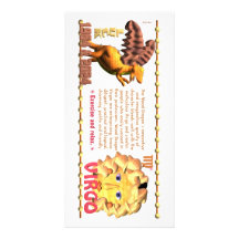 Virgo del zodiaco del dragón de madera 2024 de Val Tarjeta Personal