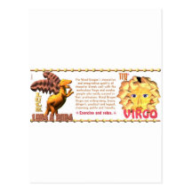 Virgo del zodiaco del dragón de madera 2024 de Val Postal
