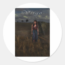 Virgo.jpg Pegatina Redonda