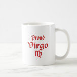 Virgo orgulloso taza de café