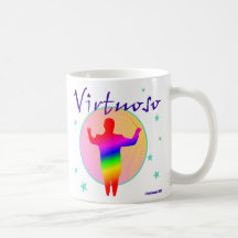 Virtuoso, virtuoso tazas de café