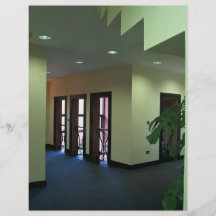 Visión arquitectónica interior tarjetones