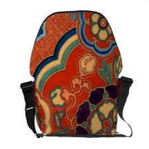 Vision del camino de seda bolsa de mensajería
