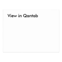 Visión en Qantab Tarjeta Postal