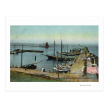 Visión septentrional desde el puerto del este postal
