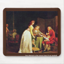 Visita al abuelo de Boilly Louis-Léopold (mejor Tapetes De Ratón