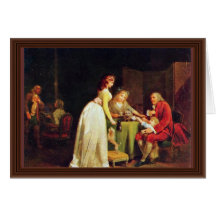 Visita al abuelo de Boilly Louis-Léopold (mejor Felicitacion