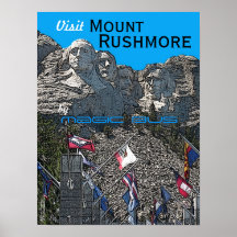Visita Mt Rushmore en autobús mágico Poster