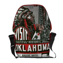 Visita Oklahoma con el jefe indio Bolsas Messenger