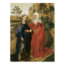Visitation de Maria - Rogier van der Weyden Postal