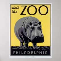 Visite el parque zoológico - poster del parque zoo