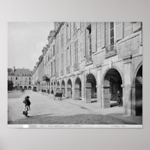Vista de la arcada de DES los Vosgos del lugar Poster