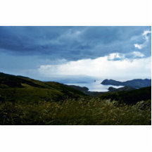 Vista de la bahía de Sandy, península de Coromande Esculturas Fotograficas