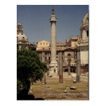 Vista de la columna de Trajan, ANUNCIO 113 Postales