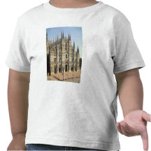 Vista de la fachada, comenzada 1386 camiseta