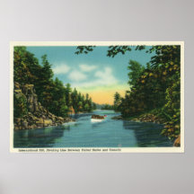 Vista de la grieta internacional poster
