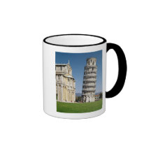 Vista de la torre inclinada taza